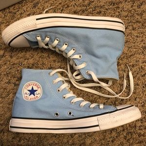 Blue Converse High Top Chuck Taylors💙
